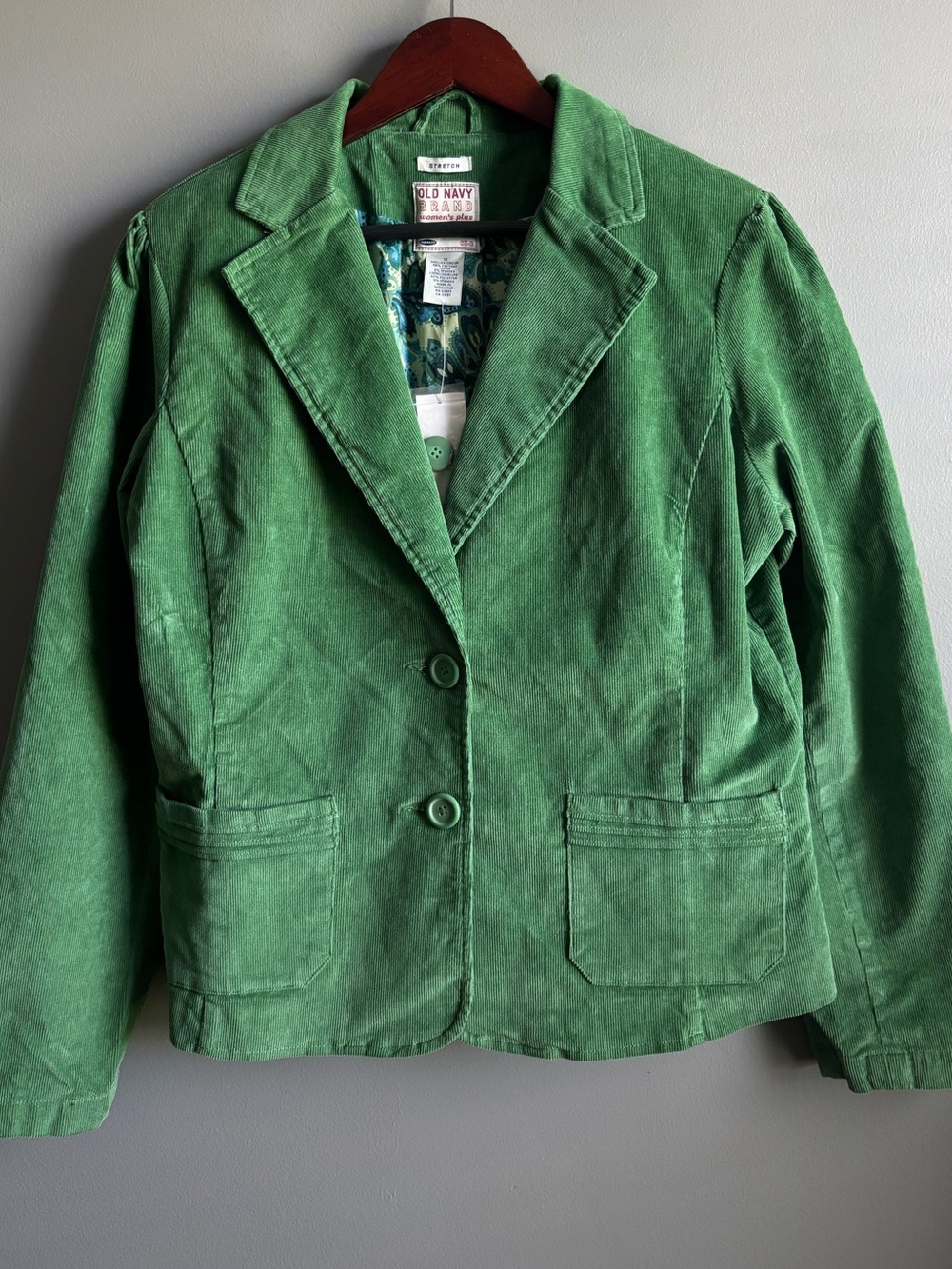 Old Navy Vintage Y2K Corduroy Blazer